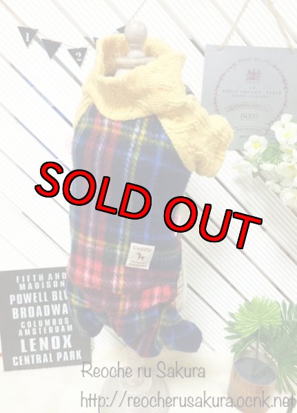 画像3: 【再販】【人気NO.1】タータンチェックアラン風タートルネック (3)