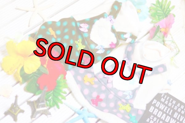 画像7: 【オススメ】【名入れ】メルヘンPOP水玉サロペット ペアルック (7)