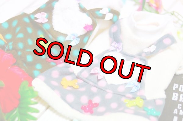 画像8: 【オススメ】【名入れ】メルヘンPOP水玉サロペット ペアルック (8)