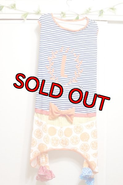 画像2: 超大型犬 オレンジStyle カバーオール (2)