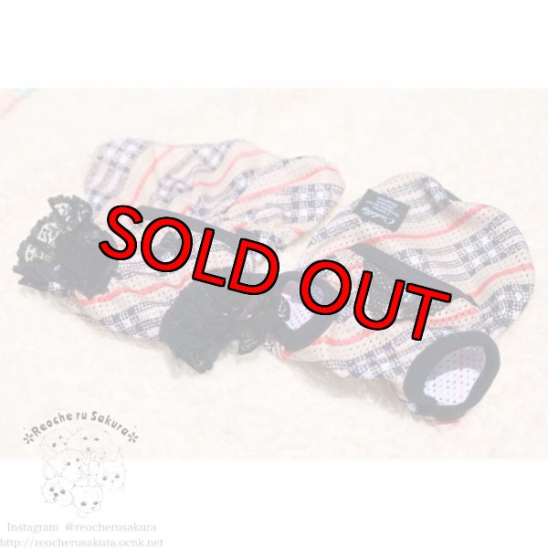 画像6: チェックメッシュ ペアルック (6)