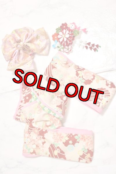 画像8: 着物 フルオーダー 【帯、つまみ細工、半衿、着物込】 (8)