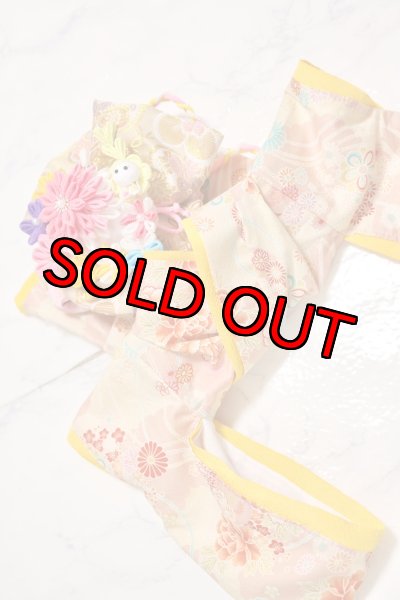 画像6: 着物 フルオーダー 【帯、つまみ細工、半衿、着物込】 (6)