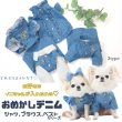 画像1: おめかしデニム　シャツ、ブラウス、ベストシリーズ (1)