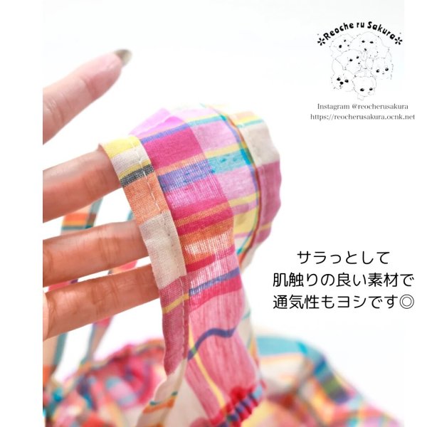 画像4: マドラスチェック　キャミスカート&パンツ (4)