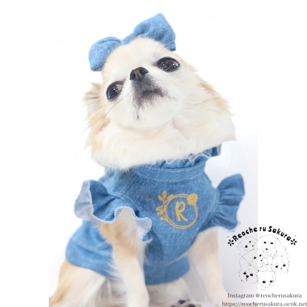 画像6: おめかしデニムカチューシャ (6)