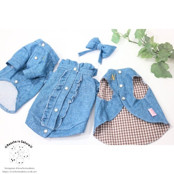 画像3: おめかしデニムカチューシャ (3)