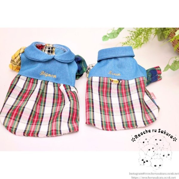 画像16: タータンデニムシャツ‪‪＆ブラウス (16)