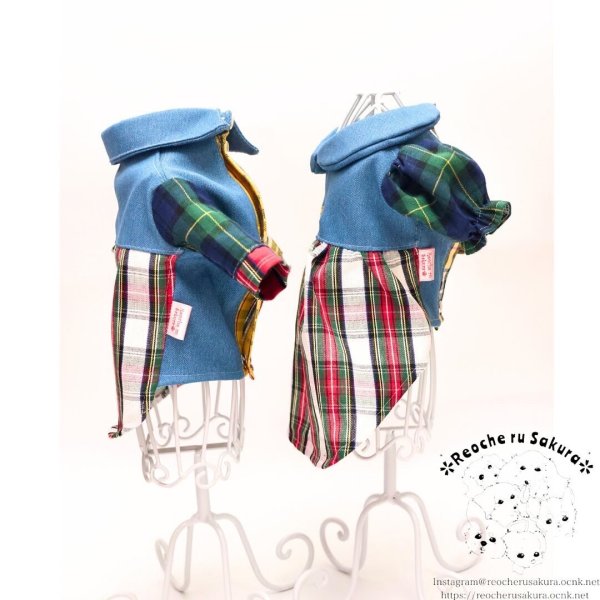 画像15: タータンデニムシャツ‪‪＆ブラウス (15)