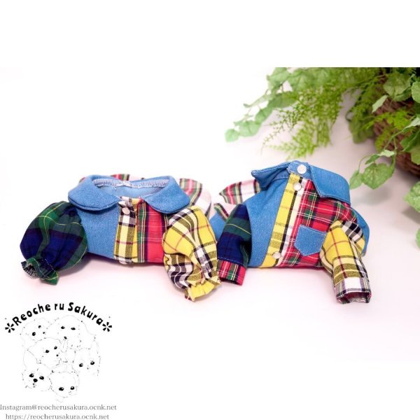 画像17: タータンデニムシャツ‪‪＆ブラウス (17)