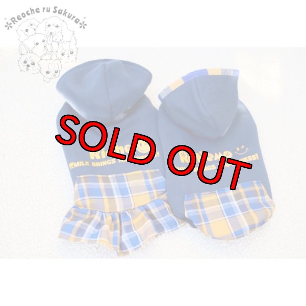 画像14: 【名入れ】Smileチェックポケットペアルック (14)